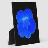 Blauw Nasturtium Plaque Fotoplaat (Zijkant)