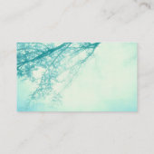 blauw natuur voor aangepaste visitekaartjes sjablo (Achterkant)