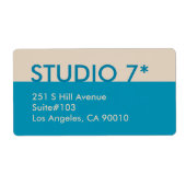 Blauw - Natuurlijke reeks Etiket (Voorkant)