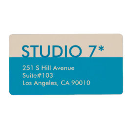 Blauw - Natuurlijke reeks Etiket