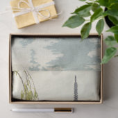  blauw natuurmeer Pagoda 2 Tissuepapier (Geschenk)