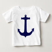 Blauw Nautisch ankerpatroon (Voorkant)