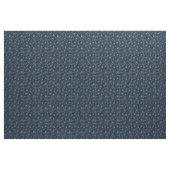 blauw nautisch patroon stof (Yard (91,4 cm))