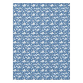 Blauw Nautisch Toile Tafelkleed (Voorkant)