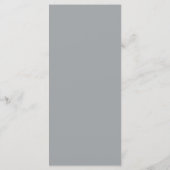 Blauw & Navy Bloemen Tall Menu - Grijs 2 (Achterkant)