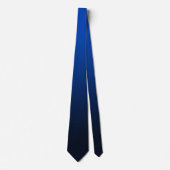 Blauw Navy Gradiënt Stropdas (Voorkant)
