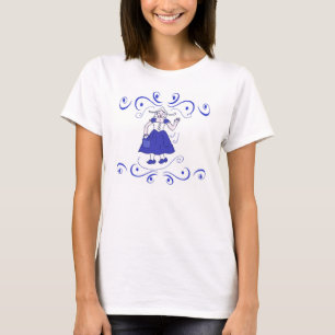 Blauw Nederlands Delft Kijk T-shirt