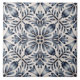 Blauw Nederlands Delfts patroon Tegeltje