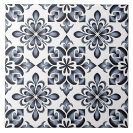Blauw Nederlands Delfts patroon Tegeltje