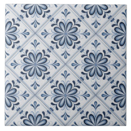 Blauw Nederlands Delfts patroon Tegeltje