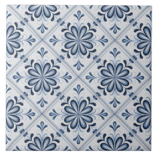 Blauw Nederlands Delfts patroon  Tegeltje