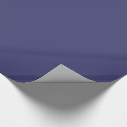 Blauw Nederlands Indigo #3A3A70 Verpakkingspapier Cadeaupapier (Hoek)