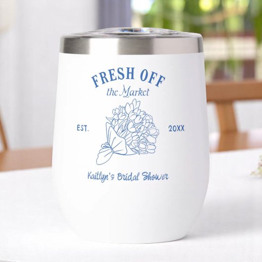 Blauw Net Van De Markt Bruidsfeest