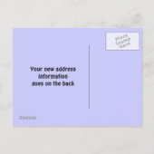 blauw nieuw adres aankondigingskaart (Achterkant)