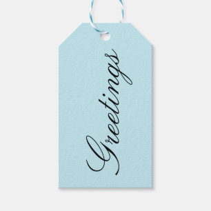 Blauw no.1, pastelblauw, lichtblauwe cadeaukaartje cadeaulabel