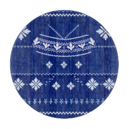 Blauw Noors Breiwerk, Snijplank