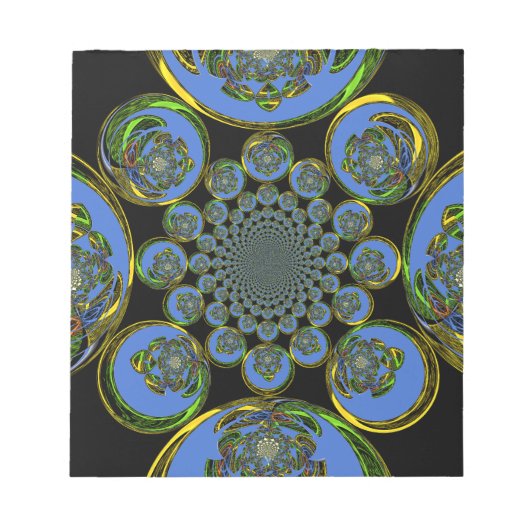 blauw notitieblok (Voorkant)