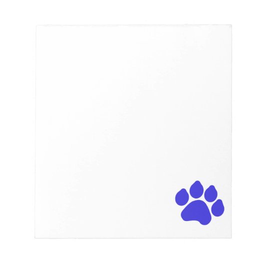Blauw Notitieblok afdrukken (Voorkant)
