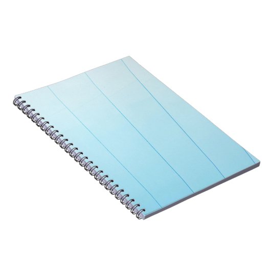 Blauw Notitieboek (Rechterzijde)