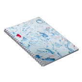 Blauw Notitieboek (Rechterzijde)