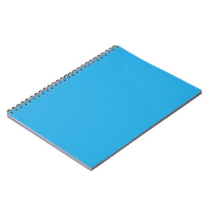 Blauw Notitieboek   Helder Minimaal Spiraal Journa