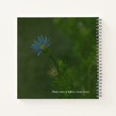 Blauw Notitieboek met ventilatorspiraal (Achterkant)