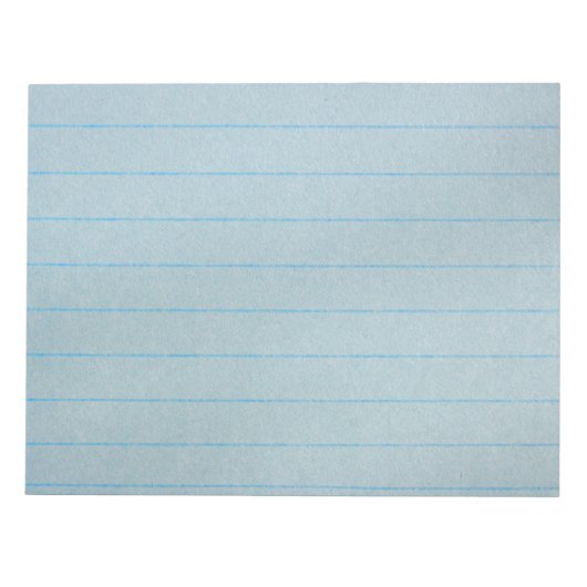 Blauw Notitieboek papier Notitieblok (Voorkant)