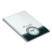 Blauw Notitieboek van het Embleem van de Dragonfly (Rechterzijde)