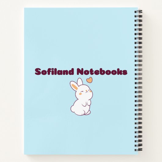 blauw 💙✨🌸notitieboek voor uw dochter notitieboek (Achterkant)