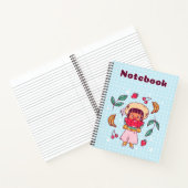 blauw 💙✨🌸notitieboek voor uw dochter notitieboek (Binnen)