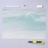 Blauw Oceaan Golf Tissuepapier (Craft)