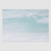 Blauw Oceaan Golf Tissuepapier (Voorkant)