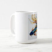 blauw oceaan koffiemok (Voorkant links)