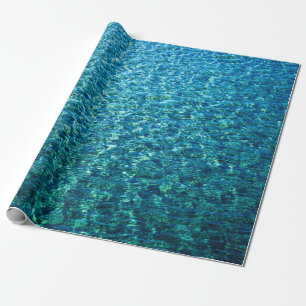 Blauw oceaan Nautical Tropical Zee Cadeaupapier