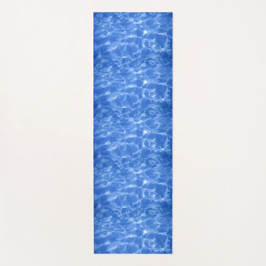 Blauw Oceaanwater Yogamat (Voorkant)