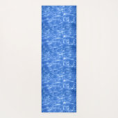 Blauw Oceaanwater Yogamat (Achterkant)