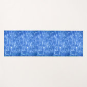 Blauw Oceaanwater Yogamat (Voorkant (horizontaal))