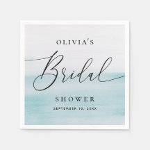 Blauw Oceanisch Bruidsfeest | Elegant Zachte Stran