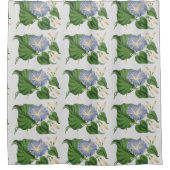 blauw ochtendgloren douchegordijn (Voorkant)