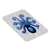  blauw octopus 1 onderzijde magneet (Rechterzijde)