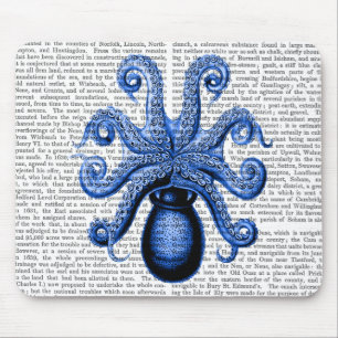  blauw octopus 1 onderzijde muismat