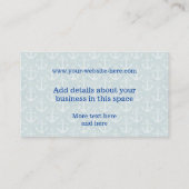  Blauw Octopus met Anchors Gepersonaliseerd Visitekaartje (Achterkant)