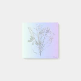 Blauw of paarse post het notitie post-it® notes