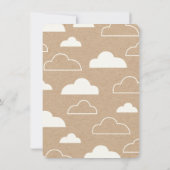 Blauw of roze Baby Geslacht Openen Partij uitnodig Kaart (Achterkant)