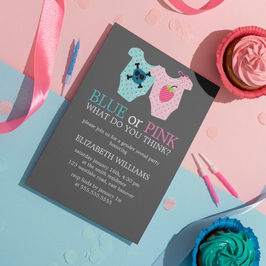Blauw of Roze? Baby Outfits Geslacht Onthullen Par Kaart