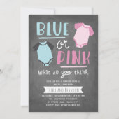 Blauw- of roze Baby-vrouwelijk moederbord Kaart (Voorkant)