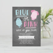 Blauw- of roze Baby-vrouwelijk moederbord Kaart (Staand voorkant)