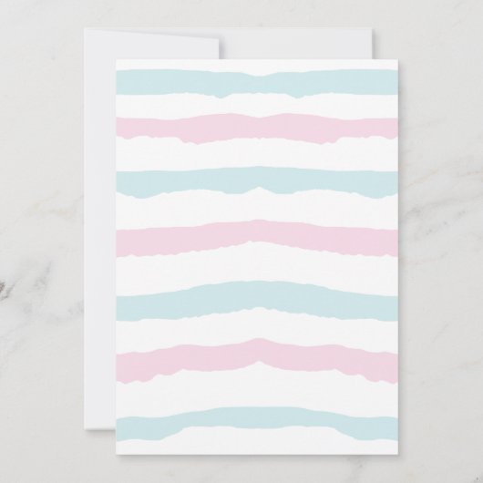 Blauw- of roze Baby-vrouwelijk moederbord Kaart (Achterkant)