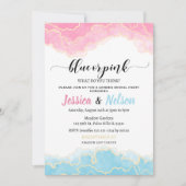 Blauw of roze Hij of zij Man of girl Geslacht Kaart (Voorkant)