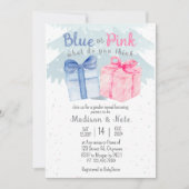 Blauw of Roze Wat denk je dat Geslacht onthult? Kaart (Voorkant)